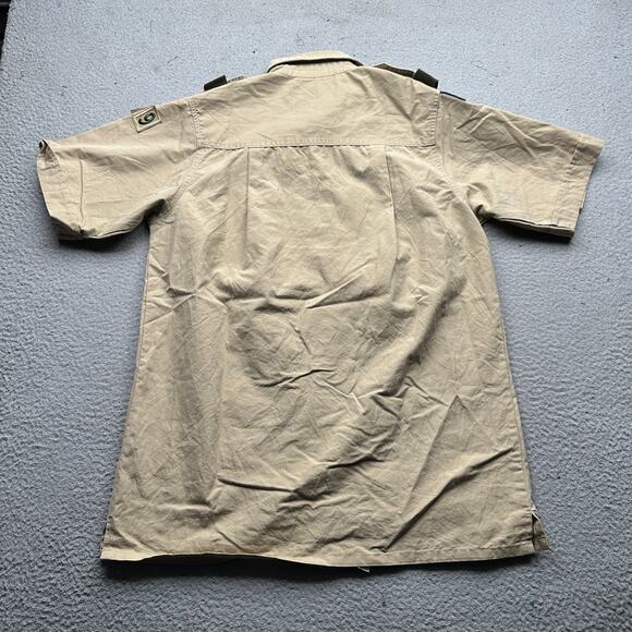 Boy Scouts of America BSA Uniform Shirt Mens Small 859 Patches Short Sleeve - Picture 10 of 11